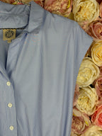 Family Affairs Dress Blue White Sz. L
