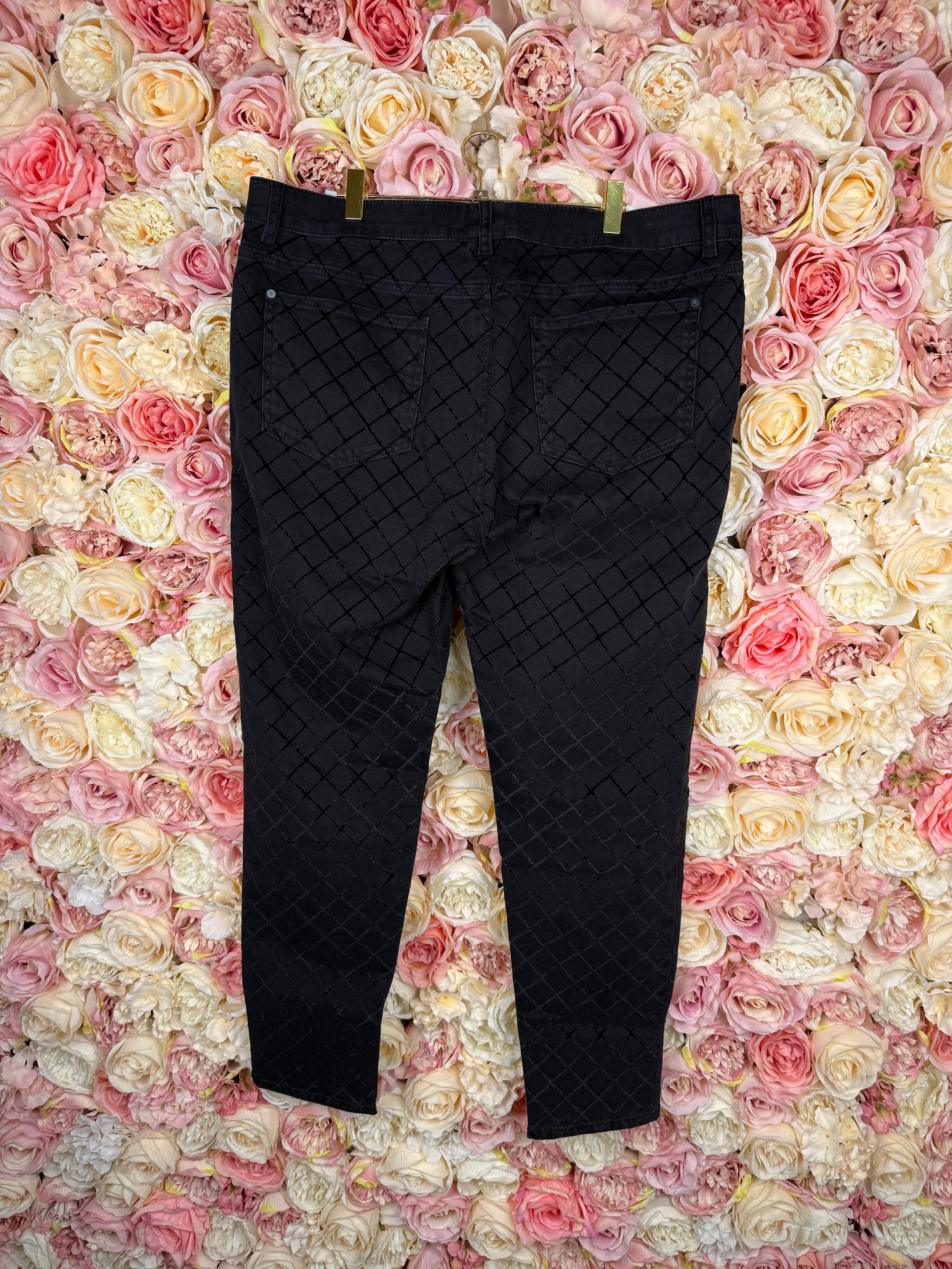 Chanel SS18 Jeans Black Sz. 44 DE (46 FR)