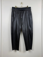 Cambio Eden Lederimitat-Hose – Schwarz – Gr. 40 DE