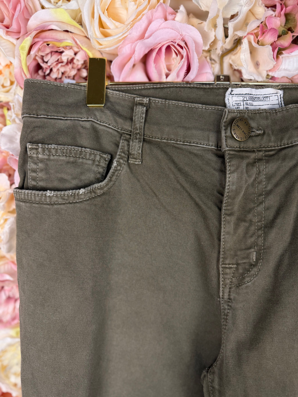 Current/Elliot Jeans in Green