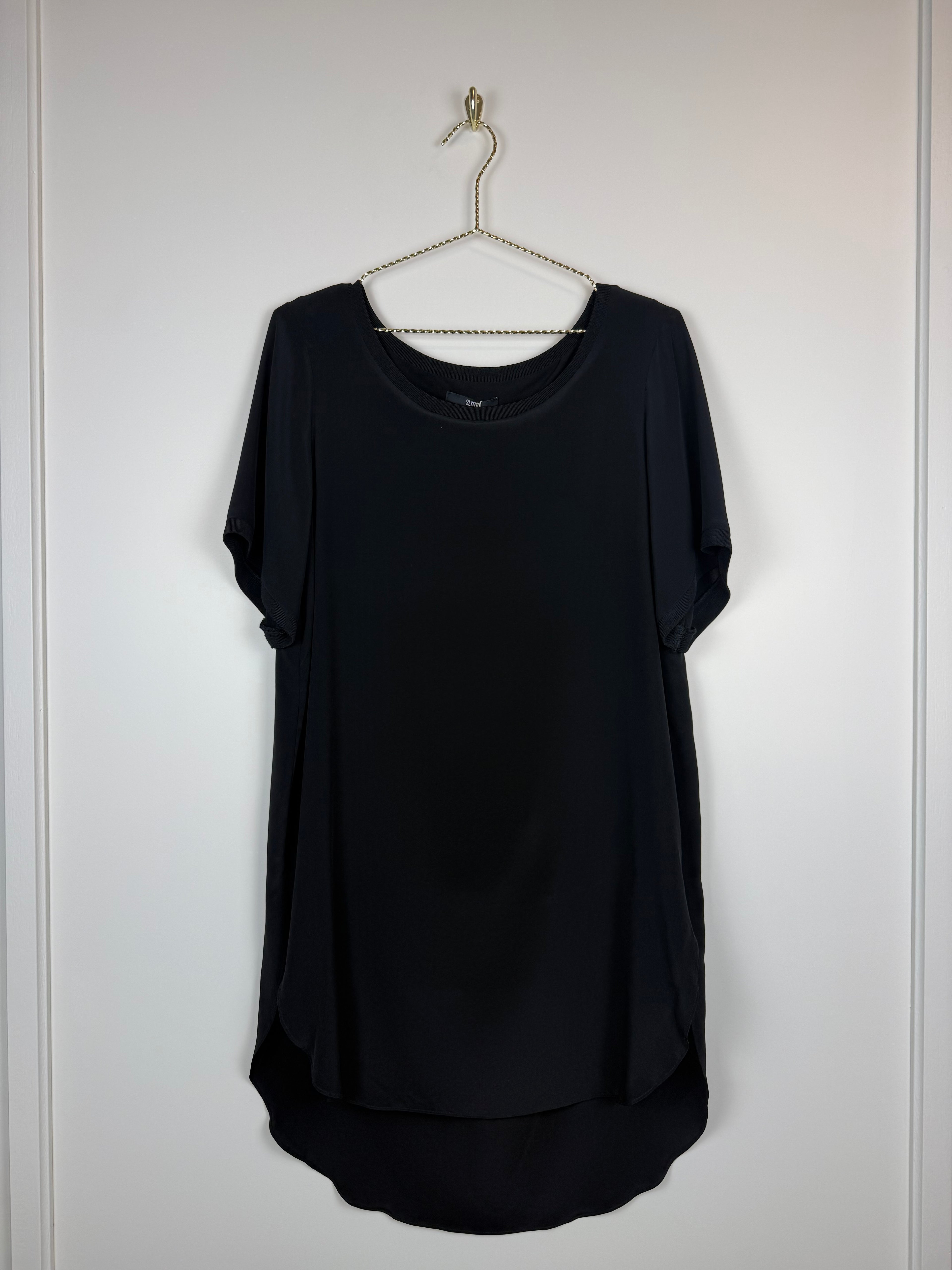 Sly010 T-Shirt Dress Black Sz. 42 DE