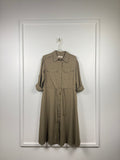 Mos Mosh Hemdblusenkleid – Olivegrün – Gr. XS