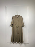 Mos Mosh Hemdblusenkleid – Olivegrün – Gr. XS