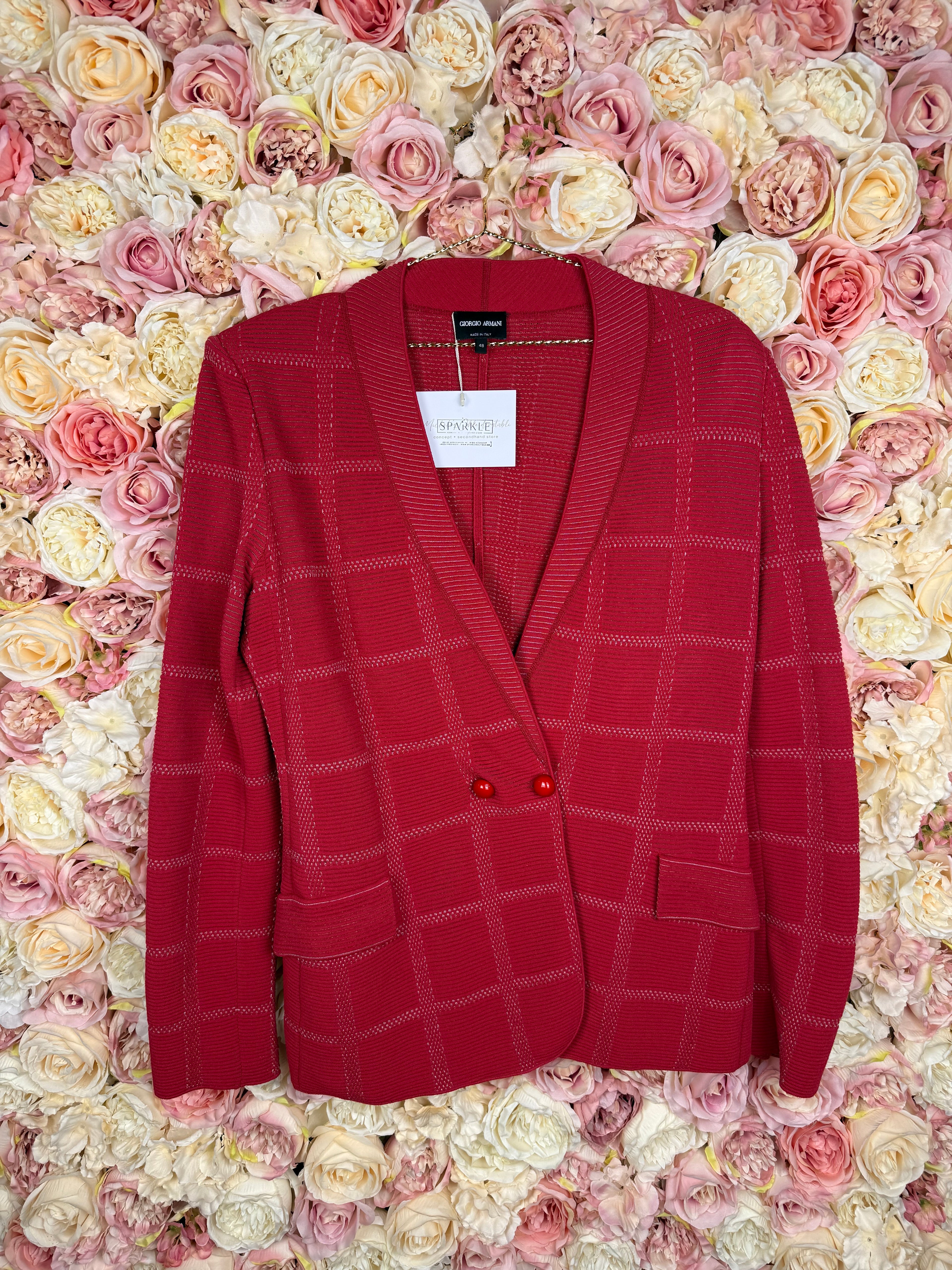 Giorgio Armani Jersey Blazer