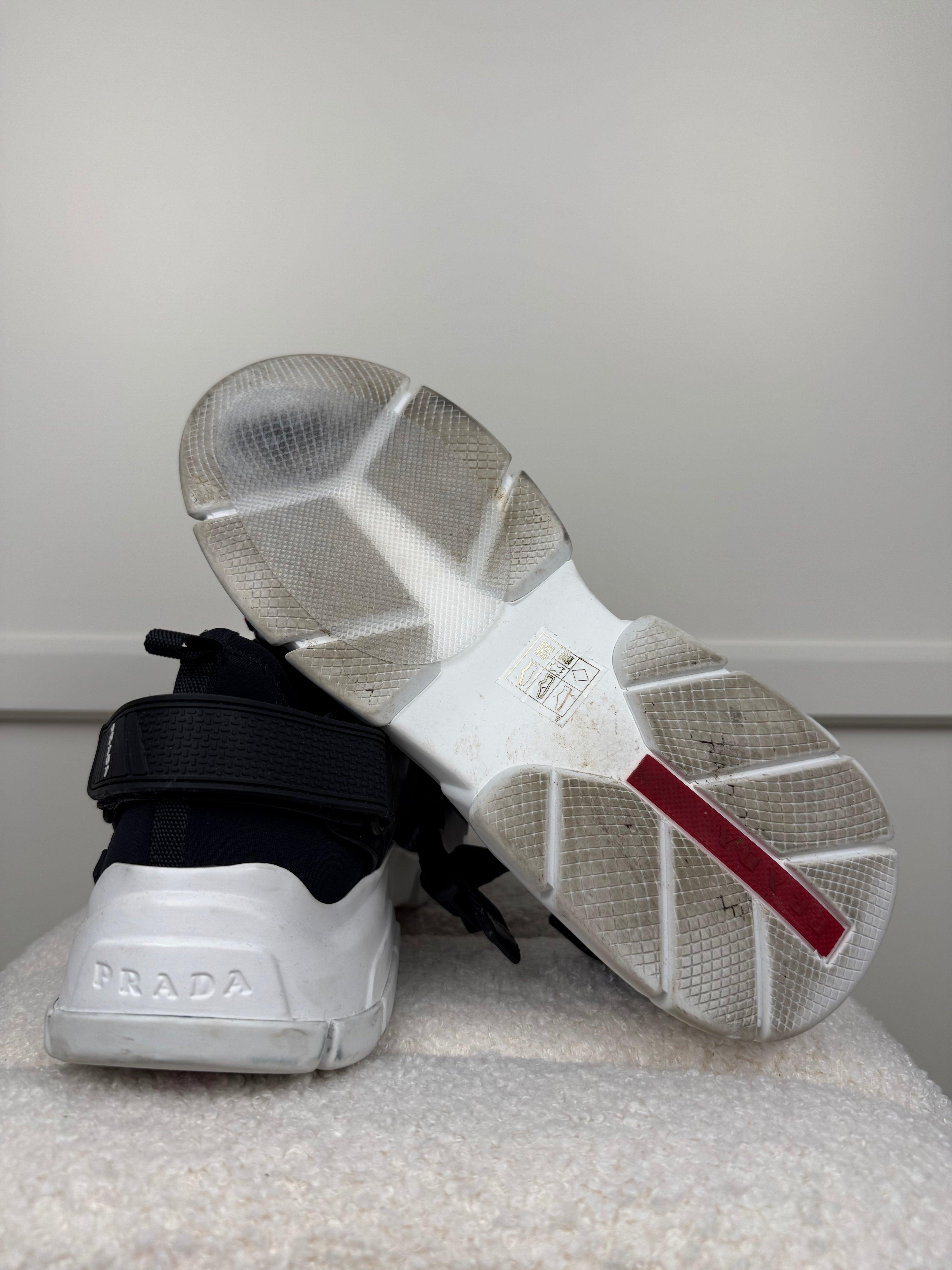 Prada Slip On Sneakers Black Multi Sz. 40 EU