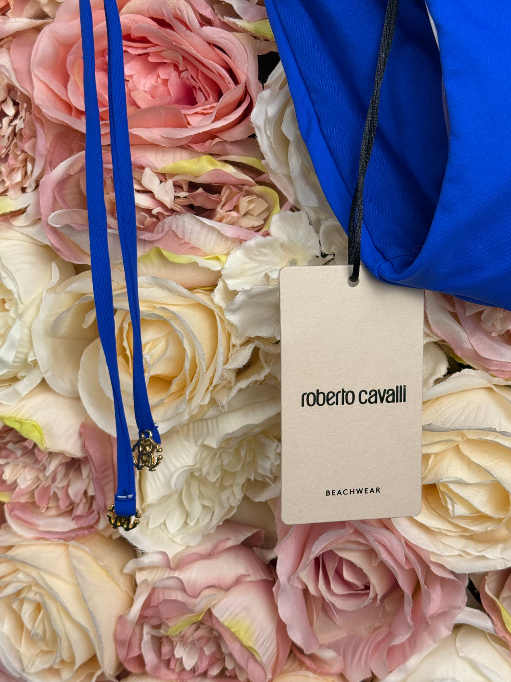 Roberto Cavalli Bikini Blue Sz. M