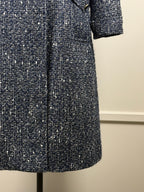 Etro Tweed Coat – Blue – Size 40 DE (44 IT)