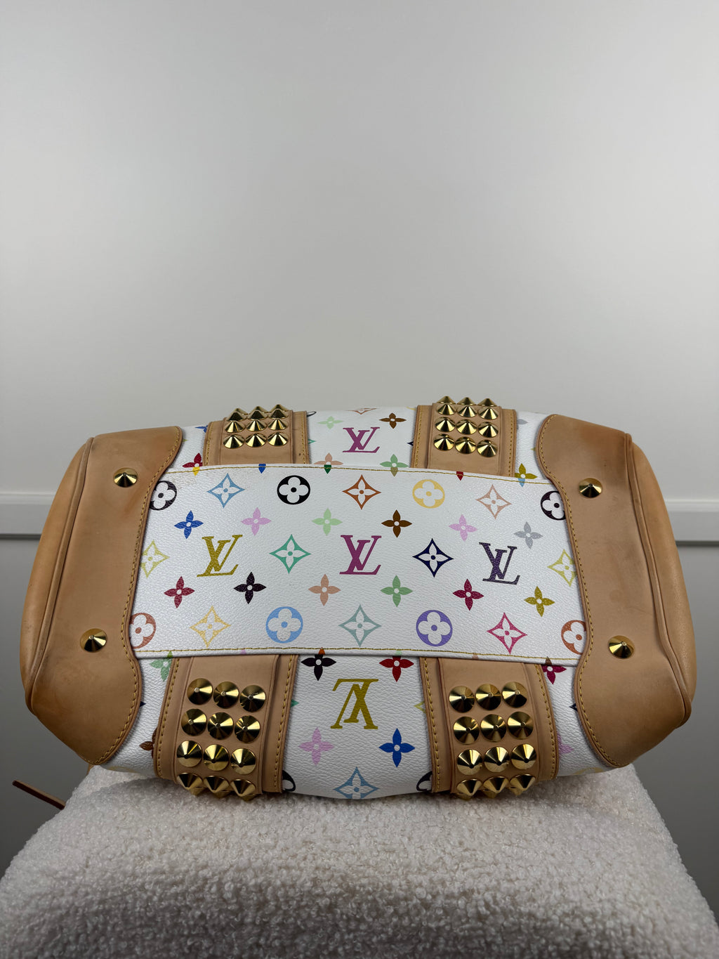 Louis Vuitton Courtney GM Monogram Multicolore – Weiss/Multi