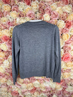 Prada Wool Cardigan Grey Sz. M
