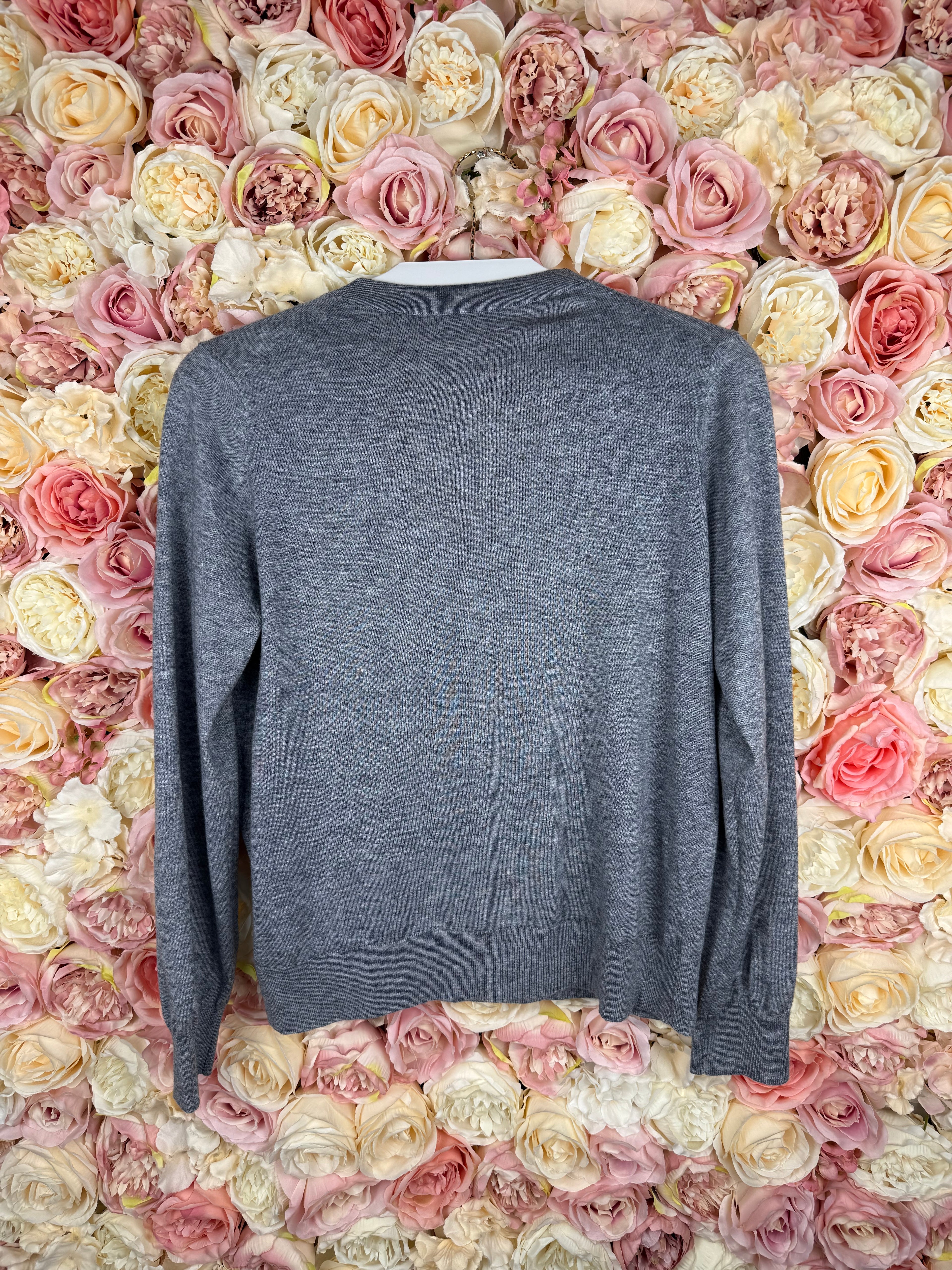 Prada Wool Cardigan Grey Sz. M