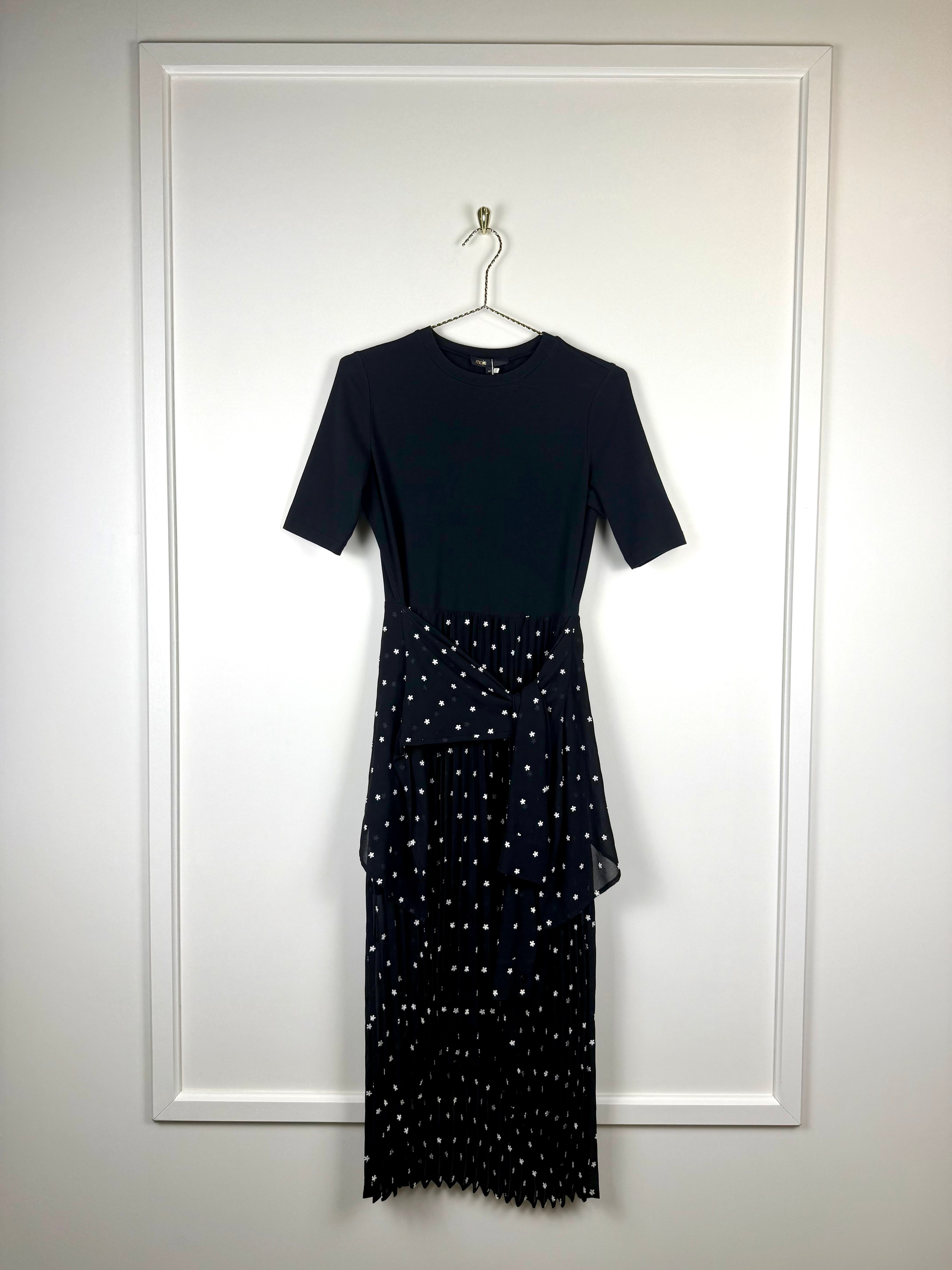 Maje Dress Black White Sz. 38 DE