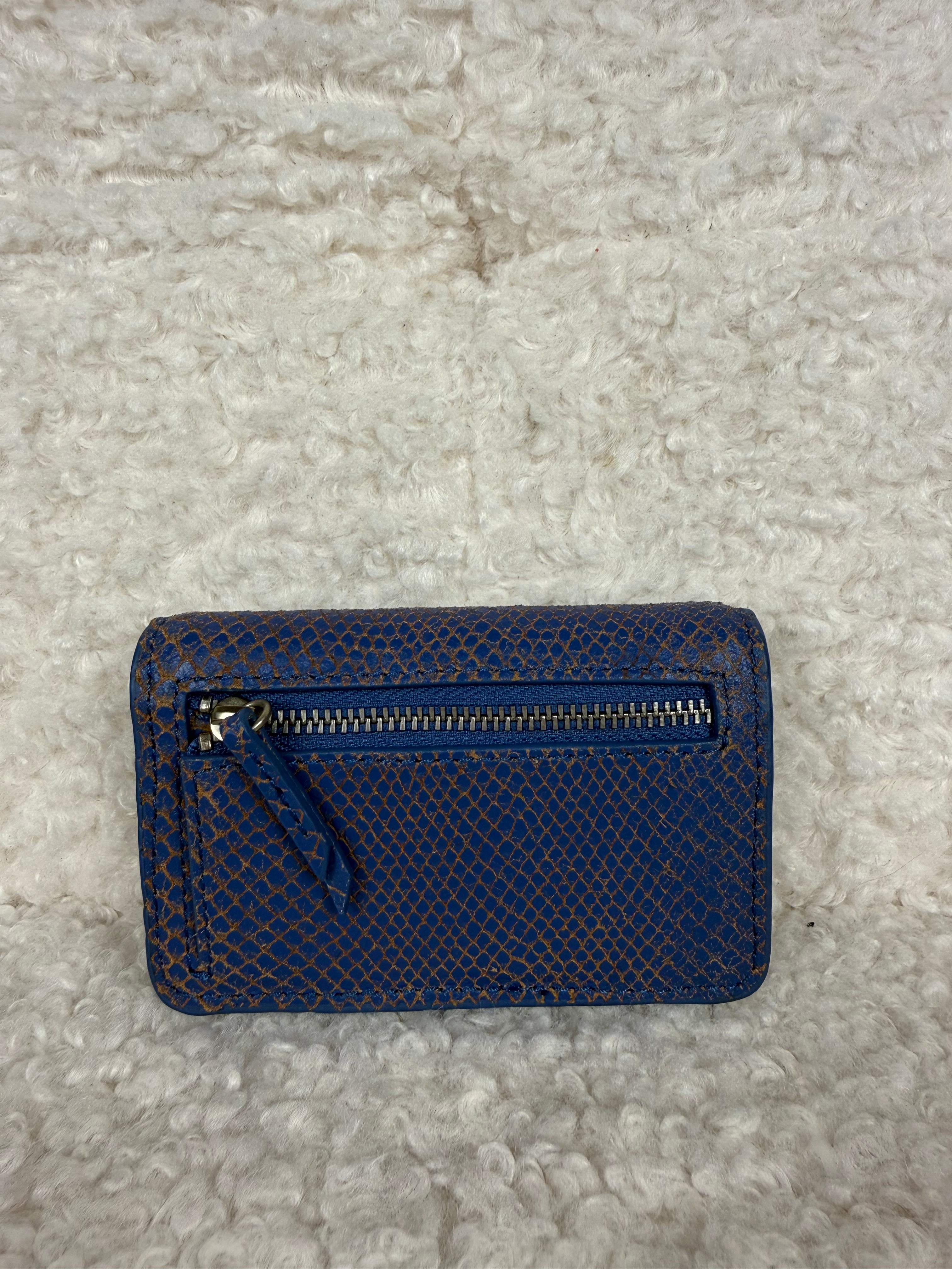 Liebeskind Wallet Snake Print Blue