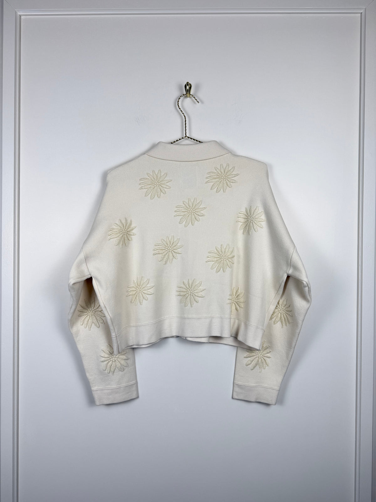 Sandro Jäcklein with floral embroidery – Cream – Size S (1)