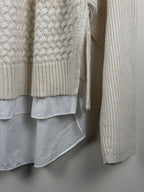 AllSaints Pullover – Creme – Gr. L
