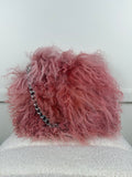 Nini Molnar Tasche aus Lambswool – Rosa