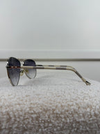 Louis Vuitton Sonnenbrille – Beige/Schwarz