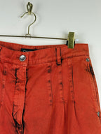 Chanel 20S Boyfriend Jeans Red Sz. 38 DE (40 FR)