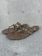 Valentino Rockstud Flip Flops Nude Sz. 38 EU