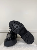 Celine Bulky Brogue Derby Schuhe – Schwarz – Gr. 39 EU