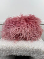 Nini Molnar Tasche aus Lambswool – Rosa