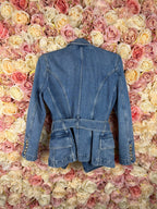 Balmain Jeans Blazer Light Blue Sz. 40 DE (42 FR)