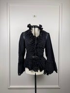 Alexander McQueen Vintage Korsett-Jacke – Schwarz – Gr. 38 DE (42 IT)