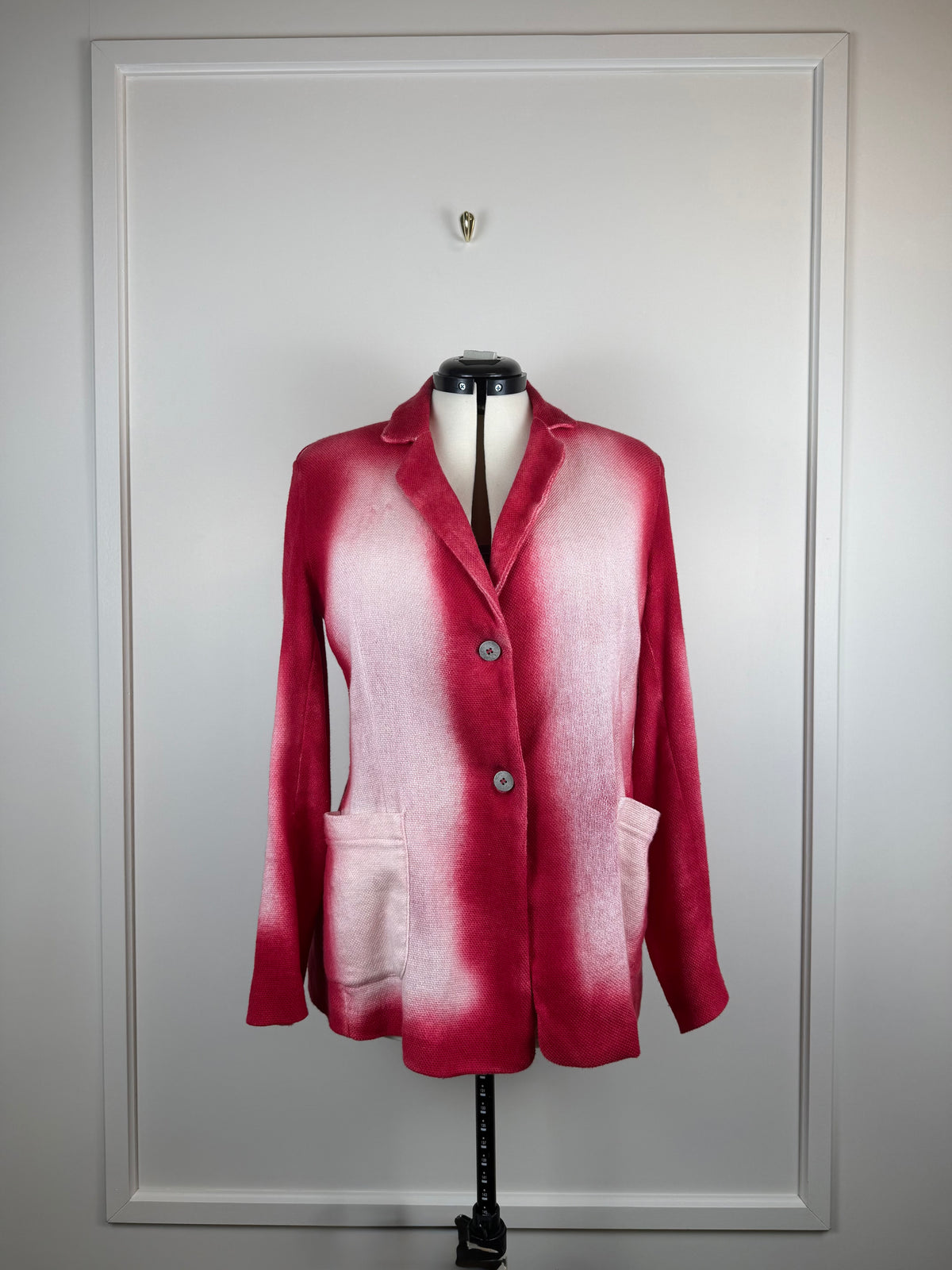 Avant Toi Linen Cotton Mix Jacket Red Sz. L