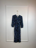 Zadig & Voltaire Kleid mit Blumenprint – Dunkelblau/Multicolor – Gr. XS