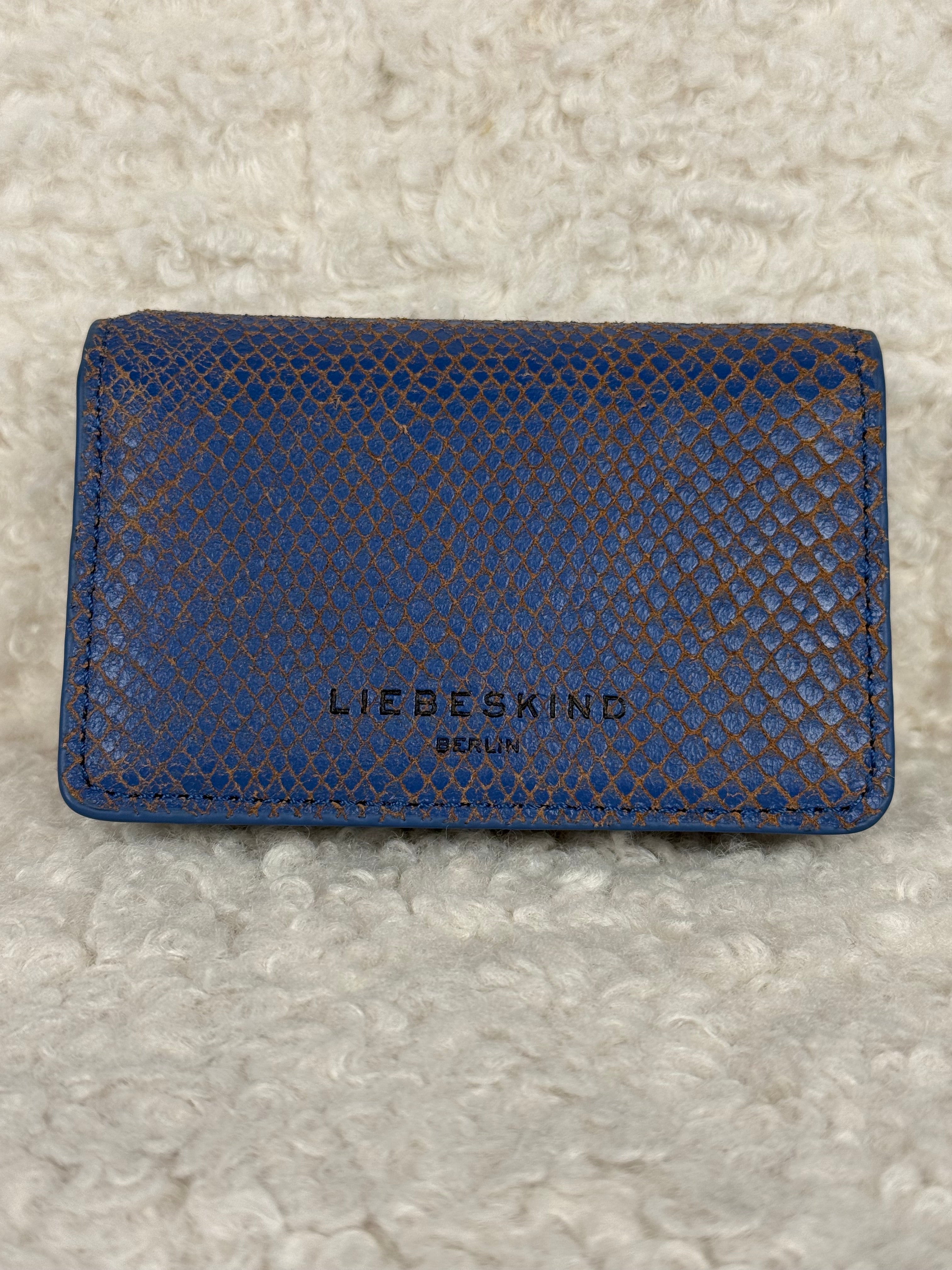Liebeskind Wallet Snake Print Blue