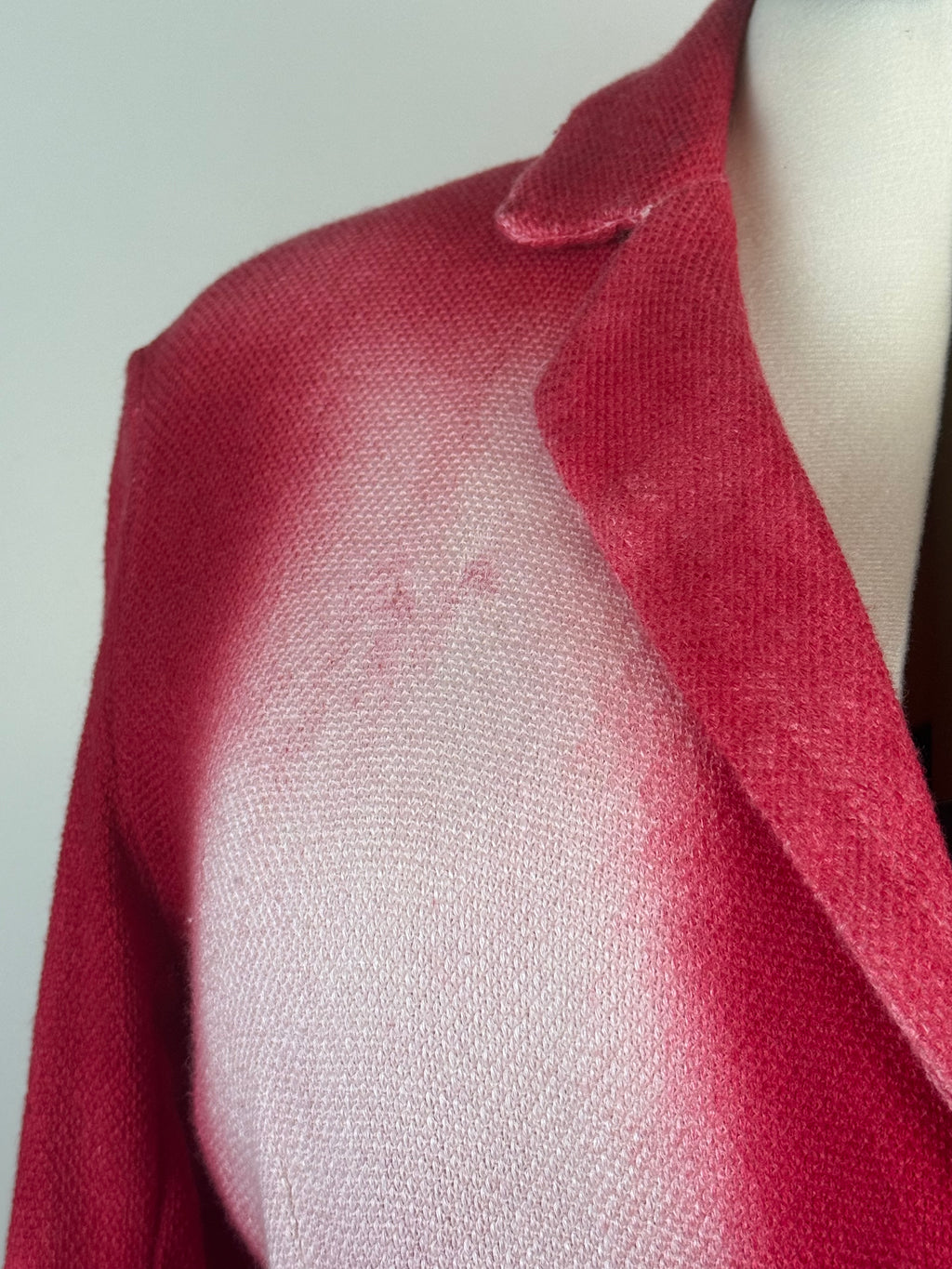 Avant Toi Linen Cotton Mix Jacket Red Sz. L