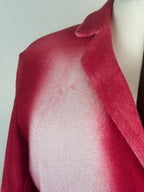 Avant Toi Linen Cotton Mix Jacket Red Sz. L