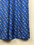 Max Mara Silk Pants Blue Multi Sz. 38 DE