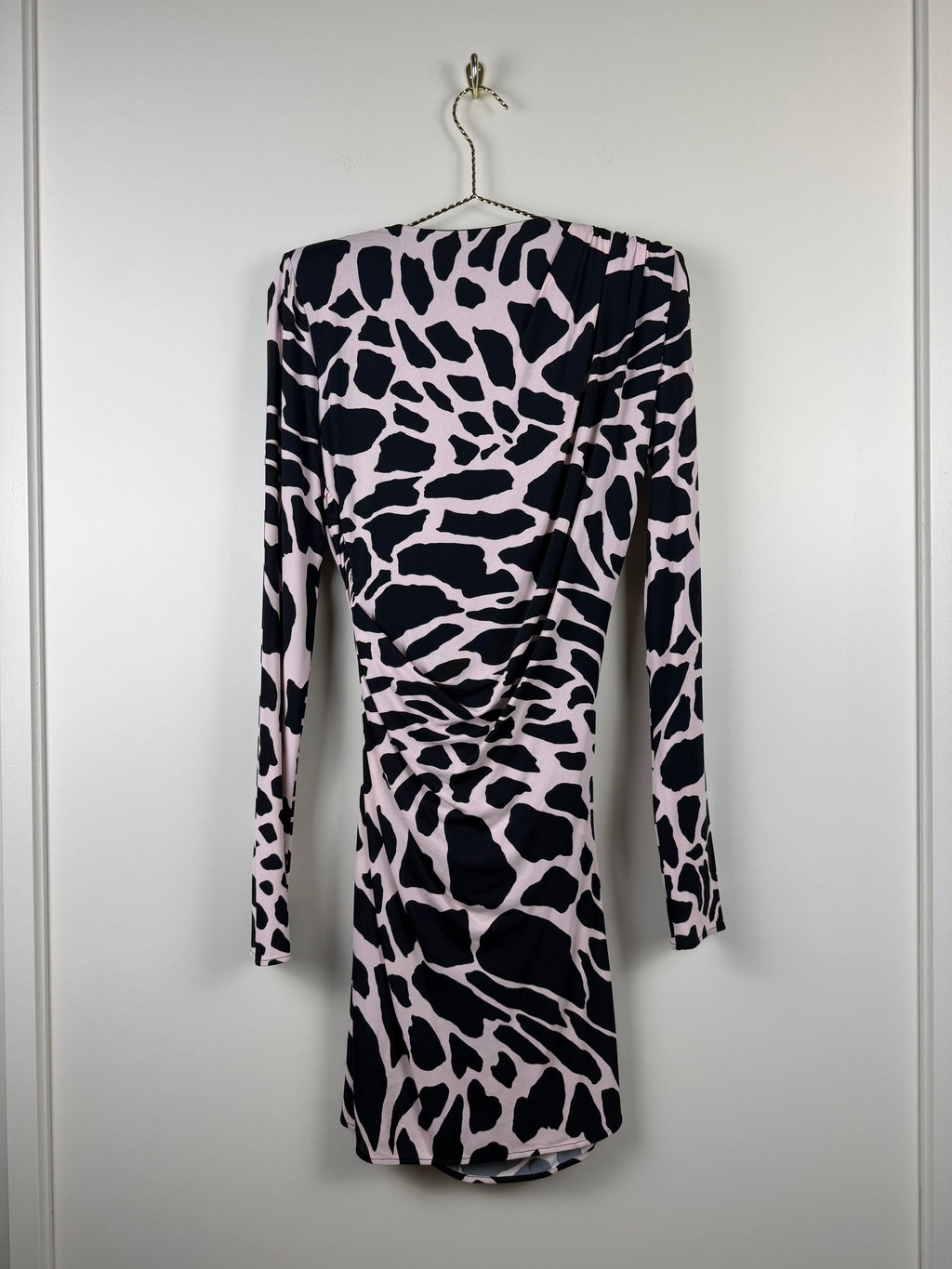 Alexandre Vauthier Kleid – Schwarz/Rosa – Gr. 36 DE (38 FR)