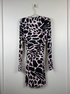 Alexandre Vauthier Kleid – Schwarz/Rosa – Gr. 36 DE (38 FR)