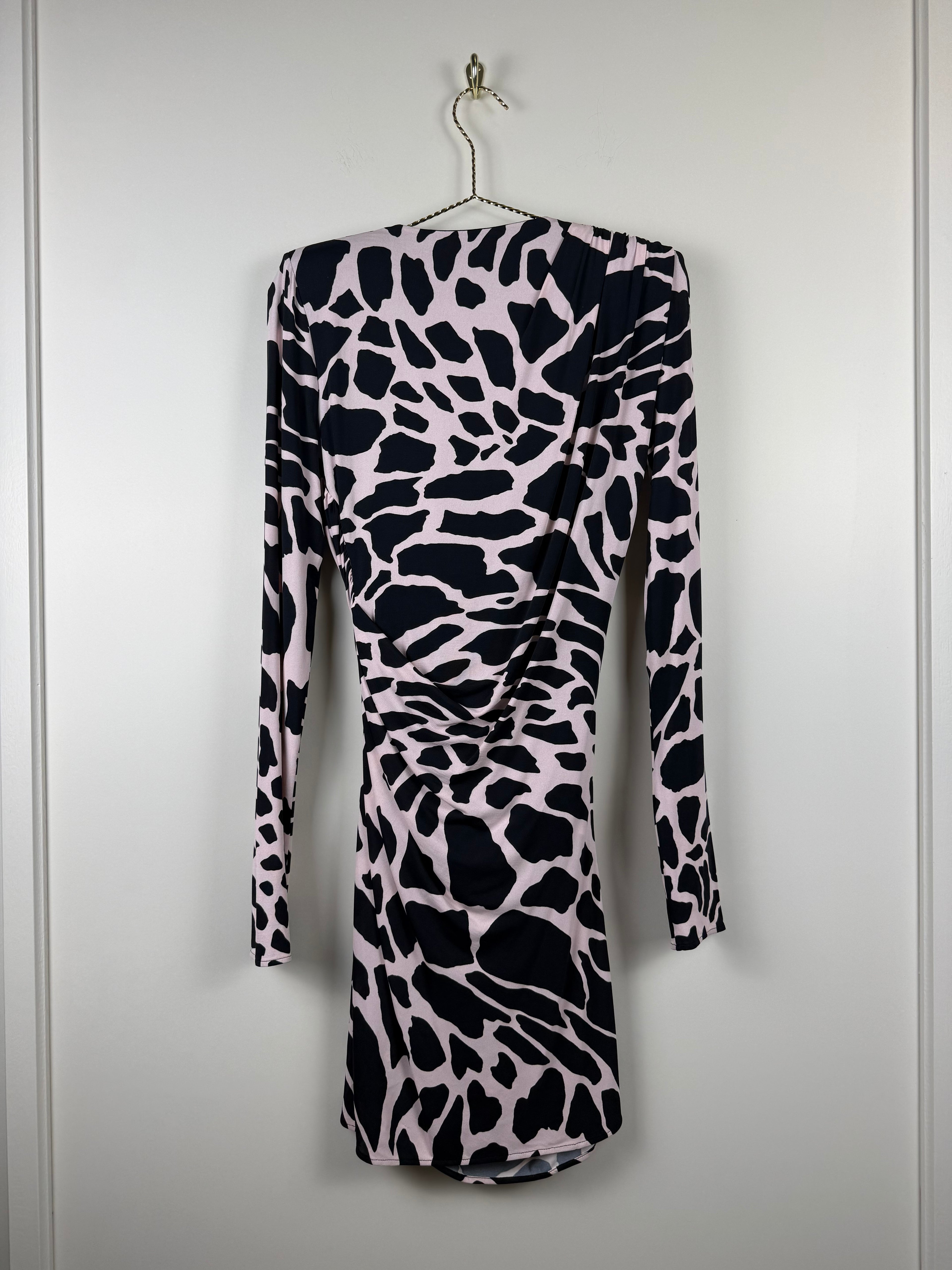Alexandre Vauthier Kleid – Schwarz/Rosa – Gr. 36 DE (38 FR)