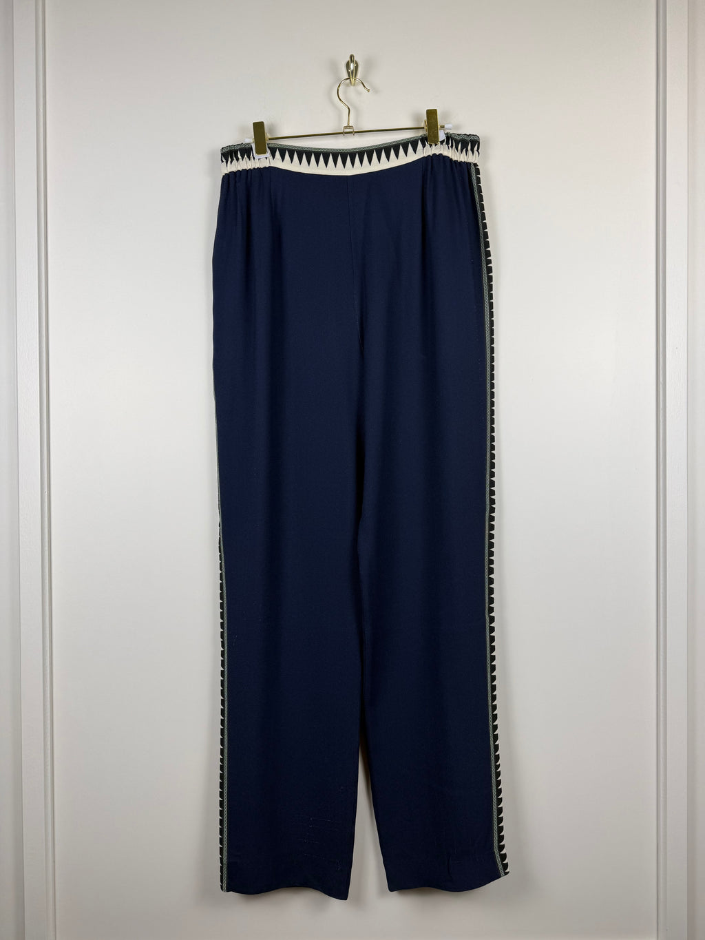 Etro Pants Blue Multi Sz. 42 DE (46 IT)