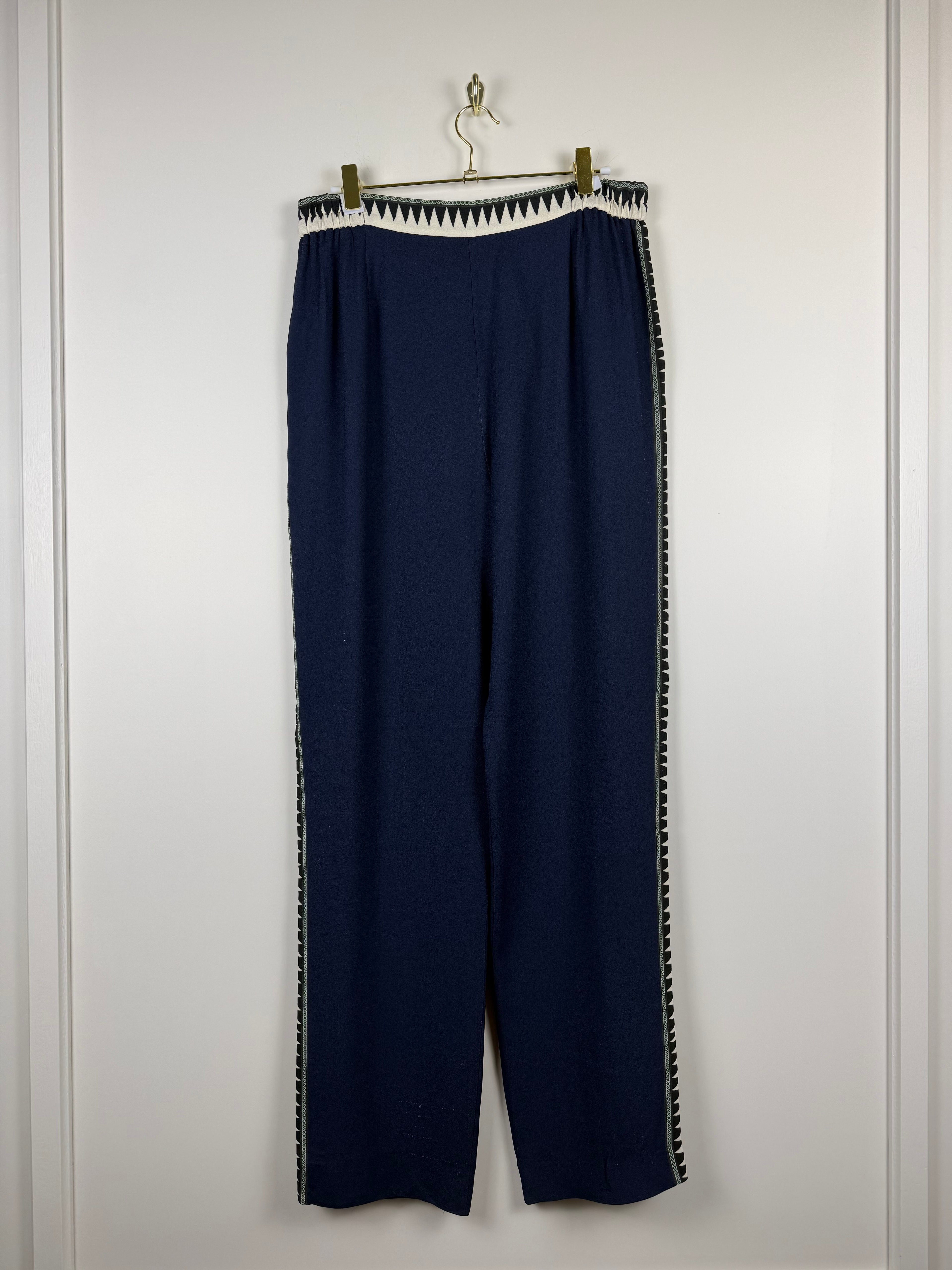 Etro Pants Blue Multi Sz. 42 DE (46 IT)