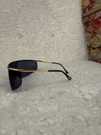 Tom Ford Shield Sunglasses Black Gold