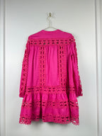Devotion Kleid mit Unterkleid – Pink – Gr. S
