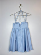 Oh Polly Mini Dress Light Blue Sz. 34 DE
