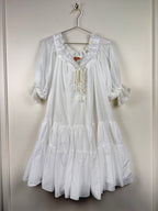 Ermanno Scervino Beachwear Kleid mit Spitze – Weiss – Gr. 38 DE (42 IT)