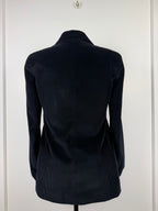 S' Max Mara Cord-Blazer – Schwarz – Gr. 40 DE (44 IT)