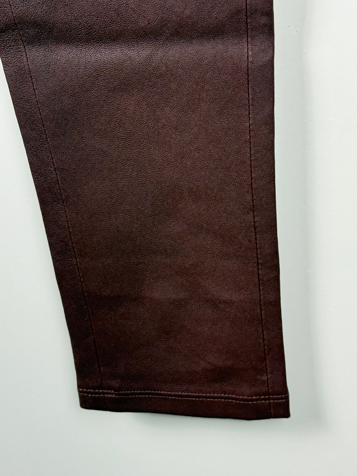 Theory Leather Leggings Bordeaux Sz. S