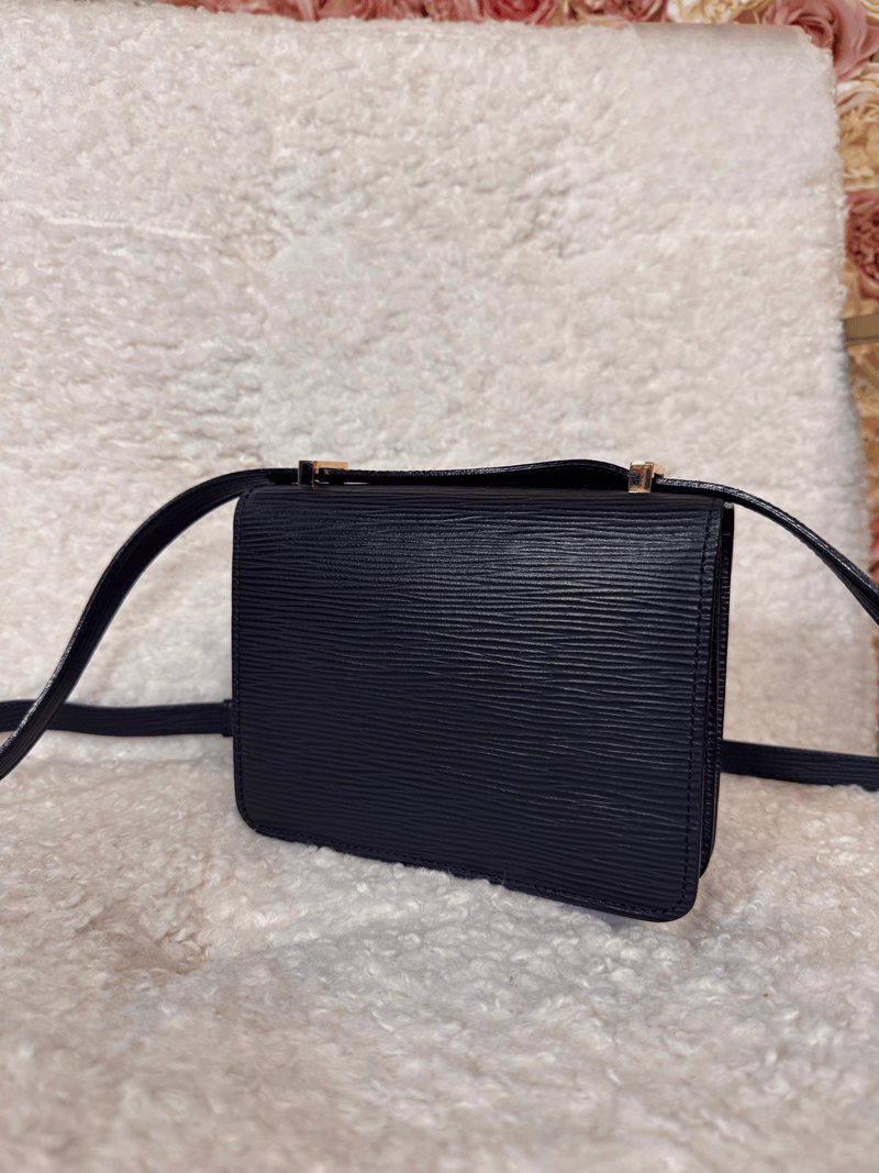 Fendi Bag Epi Leather Dark Blue