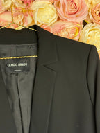Giorgio Armani Classic Blazer Black Sz. 44 DE (48 IT)