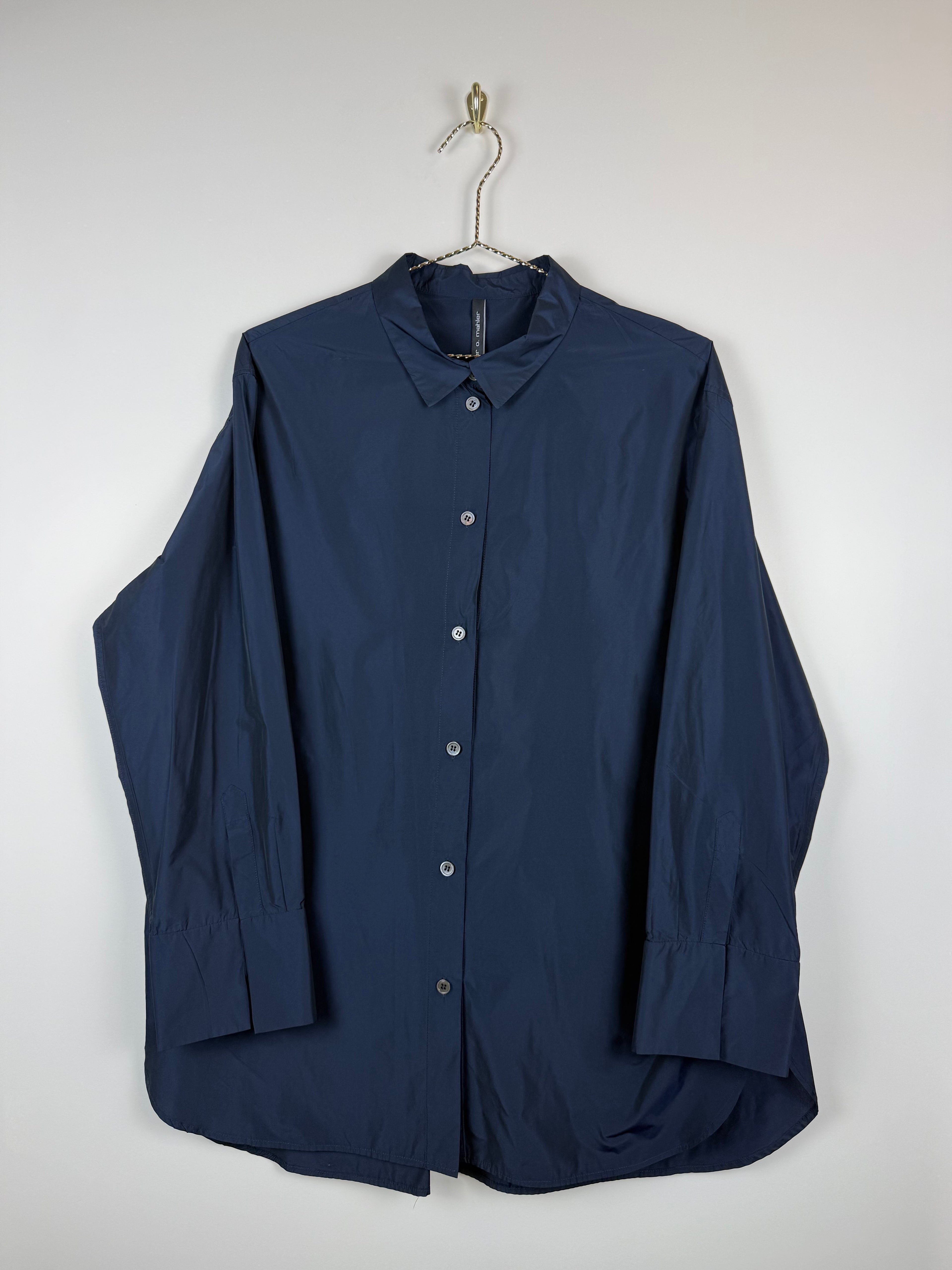 Peter O. Mahler Shirt Dark Blue Sz. M