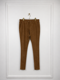 Catherine Khan Suede Leather Pants Cognac Sz. 42 DE