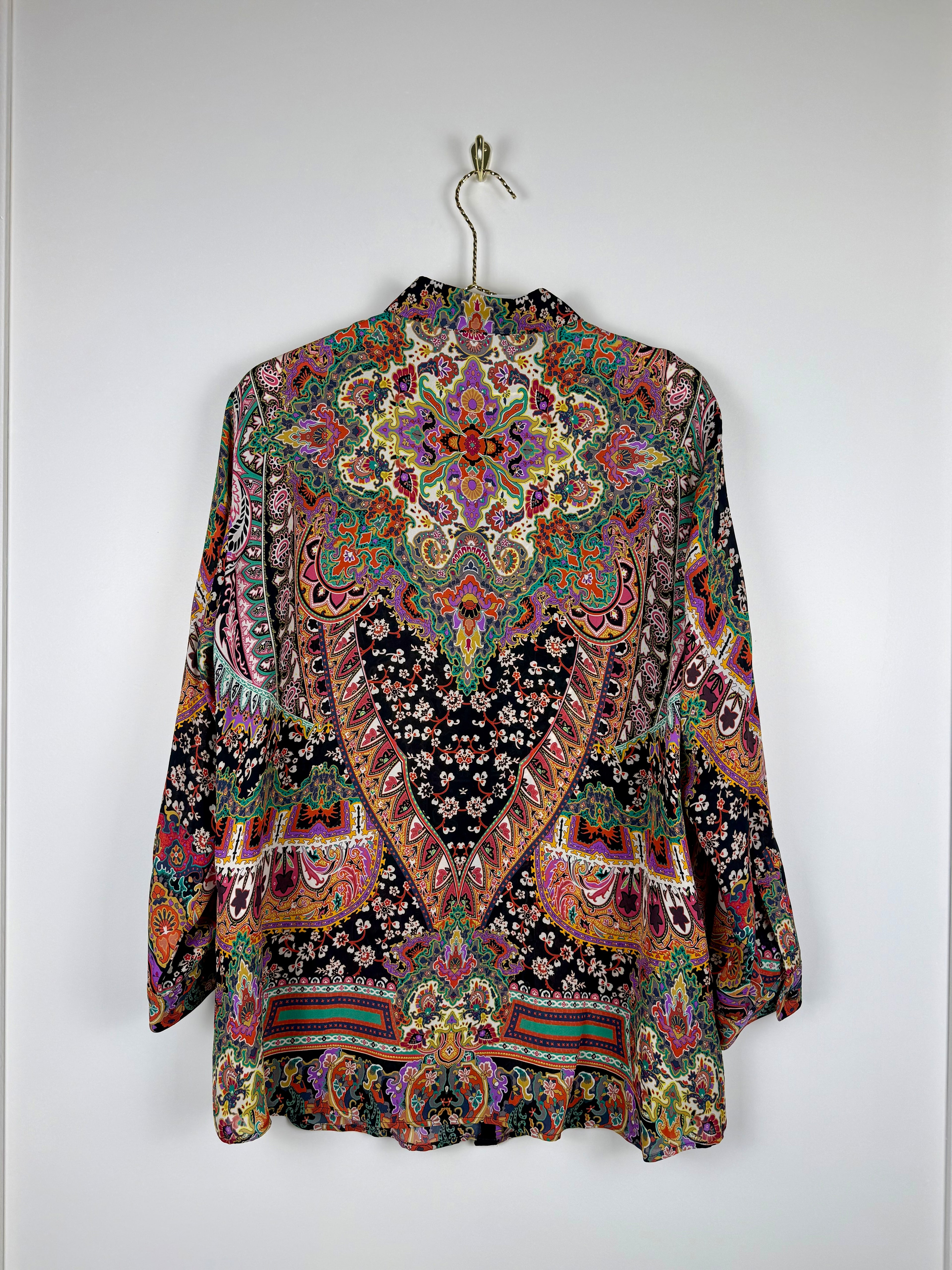 Etro Silk Blouse Multi Sz. 46 DE (50 IT)