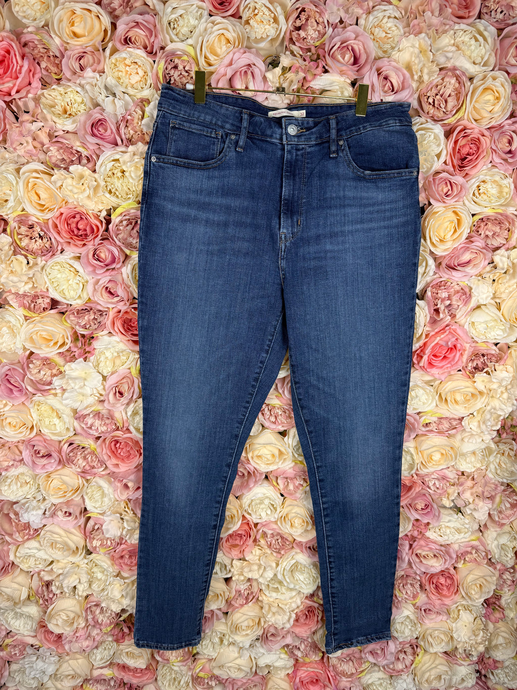 Levi's 721 High Rise Skinny Jeans Blue Sz. 32