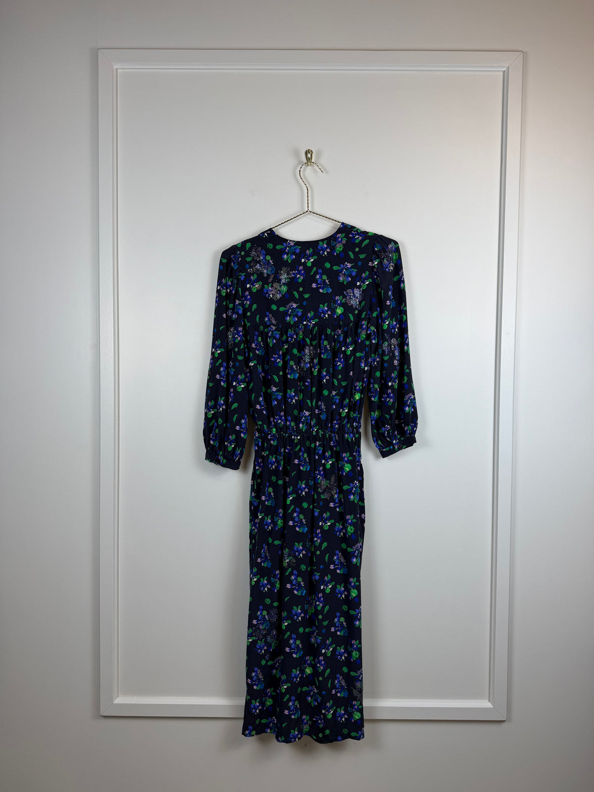 Zadig & Voltaire Kleid mit Blumenprint – Dunkelblau/Multicolor – Gr. XS